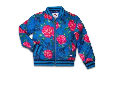 Appaman Nikki Bomber Jacket (toddler/little Kid/big Kid) Girl's Clothing Bluebell Rose Garden : 4 Toddler, P