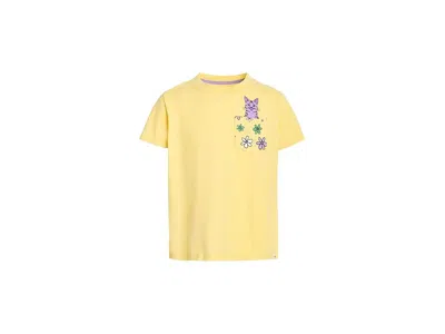 Appaman Pocket T-shirts (toddler/little Kid/big Kid) Girl's T Shirt Sunrise : 12 Big Kid, Cotton In Orange