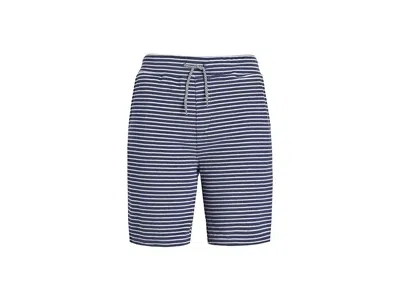 Appaman Preston Shorts (toddler/little Kid/big Kid) Boy's Shorts Navy Stripes : 5 Little Kid, Cotton In Blue