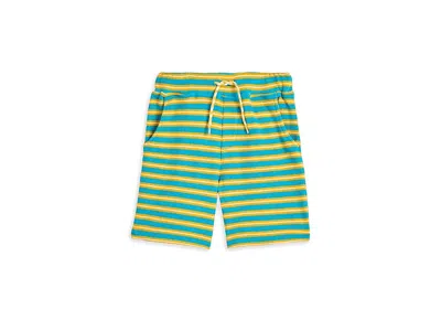 Appaman Preston Shorts (toddler/little Kid/big Kid) Boy's Shorts Sunrise Stripe : 3 Toddler, Cotton In Green