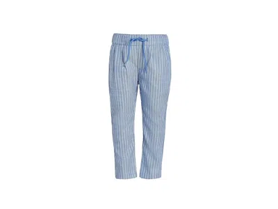 Appaman Resort Pants (toddler/little Kid/big Kid) Boy's Clothing Nautical Stripe : 2 Toddler, Cotton/linen In Blue