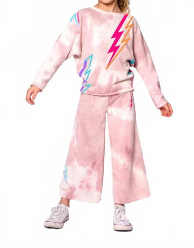 Appaman Kids' Samantha Sweatpants In Pink Marble
