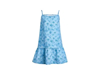 Appaman Scarlett Dress (toddler/little Kid/big Kid) Girl's Dress Blue Bamboo : 7 Little Kid, Cotton/polyeste