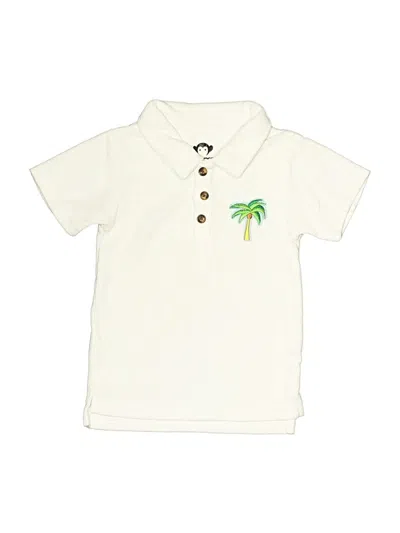 Pre-owned Appaman Kids' Short Sleeve Top Ivory Tops In White