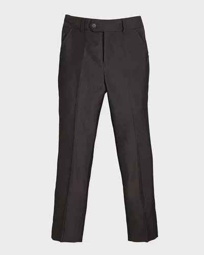 Appaman Kids' Slim Suit Pants, Charcoal