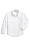 Appaman Standard Gingham Check Shirt In White