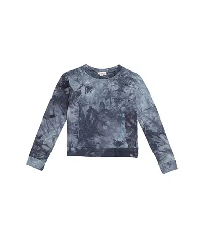 Appaman Sweatshirt Kids Gray Pewter Tie-dye Long Sleeve Pullover Cozy Jdm1229