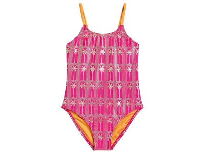 Appaman Taylor Swimsuit (toddler/little Kid) Girl's Swimsuits One Piece Gold Palms : 3 Toddler, Polyester
