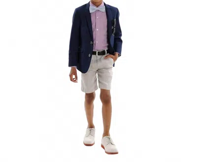 Appaman Kids' Two Button Blazer Jacket In Navy In Blue