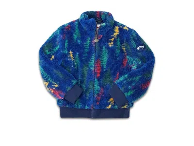 Appaman Woodland Jacket (toddler) Boy's Coat Wilderness : 8 Little Kid, Fleece/polyester In Blue