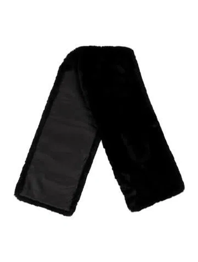 Pre-owned Apparis Acrylic Scarf In Black