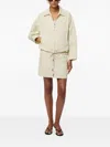 Apparis Ada Rain Jacket In Off White In Neutral