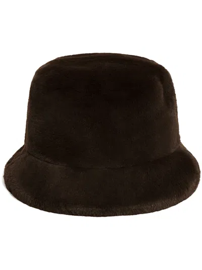 Apparis Amara Bucket Hat Espresso In Brown