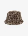 Apparis Amara Leopard Bucket Hat In Light Leopard