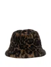 Apparis Amara Leopard Bucket Hat In Multi
