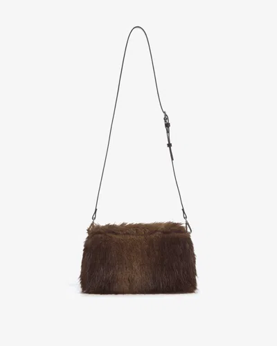 Apparis Amelia Mink Crossbody Bag In Brown/mink