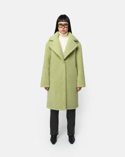 Apparis Anei Coat Pistachio In Green