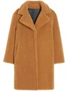 Apparis Anei Reversible Coat In Black