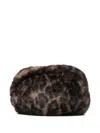 Apparis Animal Print Zip Wallet In Brown