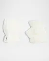Apparis Ariel Fingerless Gloves In Ivory