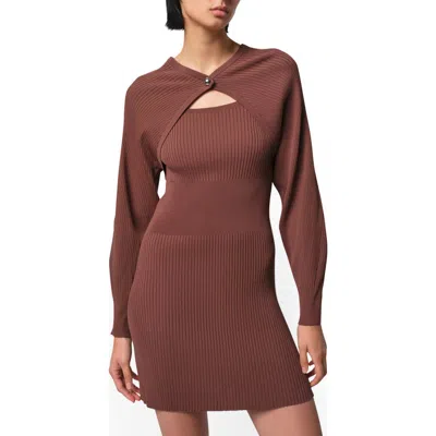 Apparis Banks Rib Bolero In Clay