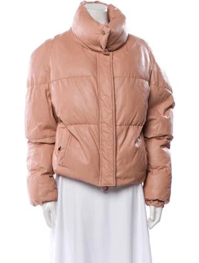 Pre-owned Apparis Biker Jacket In Pink