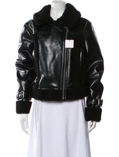 Pre-owned Apparis Biker Jacket W/ Tags In Black