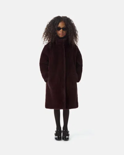 Apparis Blair Kids Coat In Burgundy