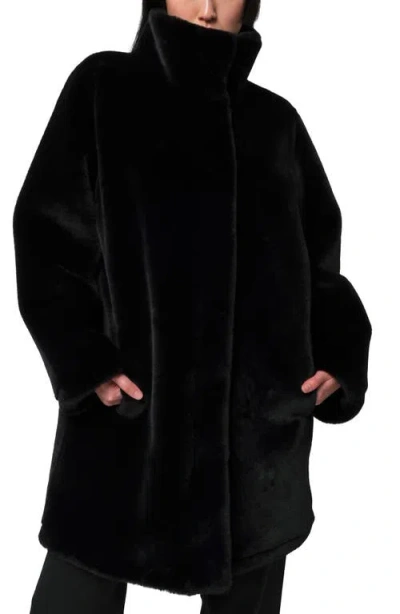 APPARIS APPARIS BLAIR MID LENGTH RECYCLED POLYESTER PLUCHE™ FAUX FUR COAT