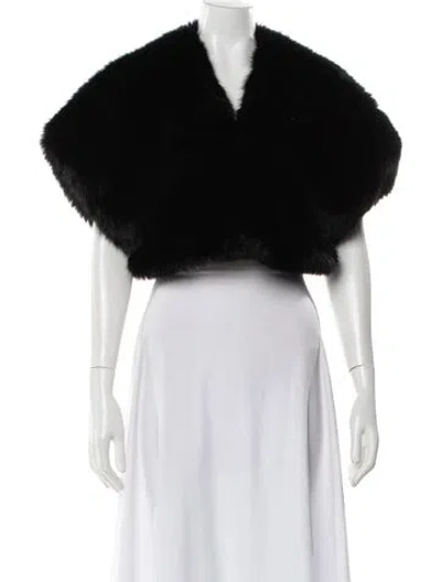 Pre-owned Apparis Bolero In Black