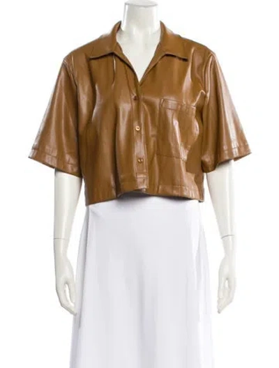 Pre-owned Apparis Bolero In Brown