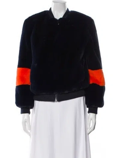 Pre-owned Apparis Bomber Jacket In Black