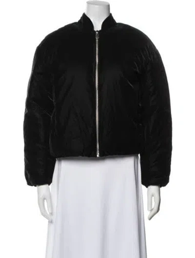 Pre-owned Apparis Bomber Jacket W/ Tags In Black