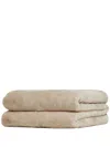 Apparis Brady Faux-fur Blanket In Latte