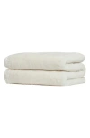 Apparis Brady Faux Fur Throw Blanket In Ivory