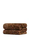 Apparis Brady Leopard Jumbo Blanket In Brown