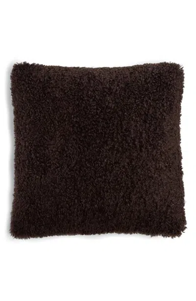 Apparis Brenn Bouclette Accent Pillow In Brown