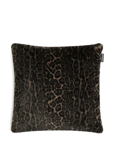 Apparis Brenn Leopard Pillow In Brown