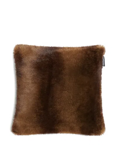 Apparis Brenn Mink Pillow In Brown