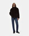 Apparis Brooks Coat In Espresso