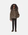 Apparis Brooks Leopard Kids Coat In Light Leopard