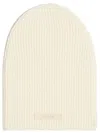 Apparis Cara Logo Patch Beanie In White