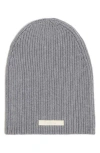 Apparis Cara Logo Patch Beanie In Blue