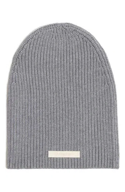 Apparis Cara Logo Patch Beanie In Blue