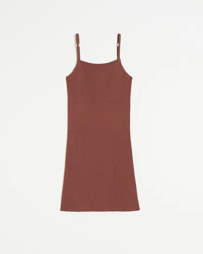 Apparis Carter Rib Minidress In Clay