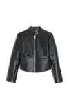 Apparis Faux-leather Jacket In Black