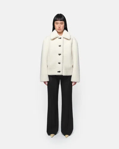 Apparis Charlie Coat Blanc In White