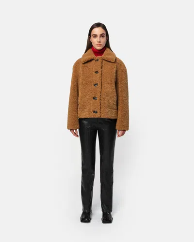 APPARIS CHARLIE COAT HAZELNUT