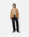 Apparis Faux-leather Bomber Jacket