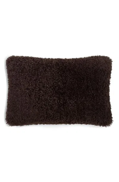 Apparis Cicly Bouclette Accent Pillow In Brown